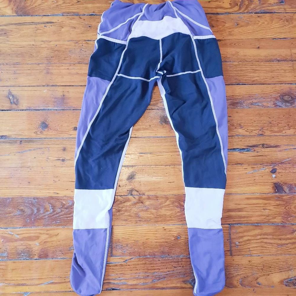 Gymshark Purple Prism High Waisted With Pockets Workout Pants - Picture 3 of 6